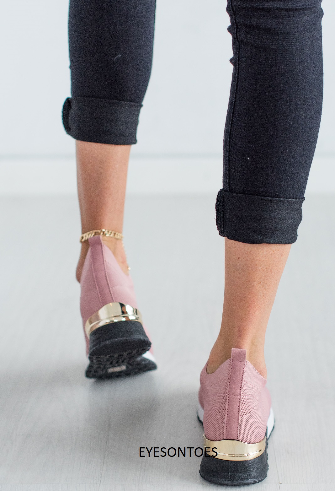 LADIES WOMENS SLIP ON SOCK WEDGE SNEAKERS CLASSIC JOGGING PUMPS SHOES TRAINERS eBay